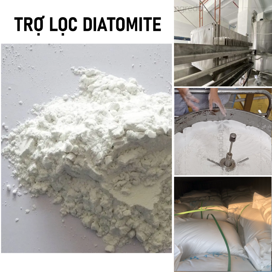 bột trợ lọc diatomite