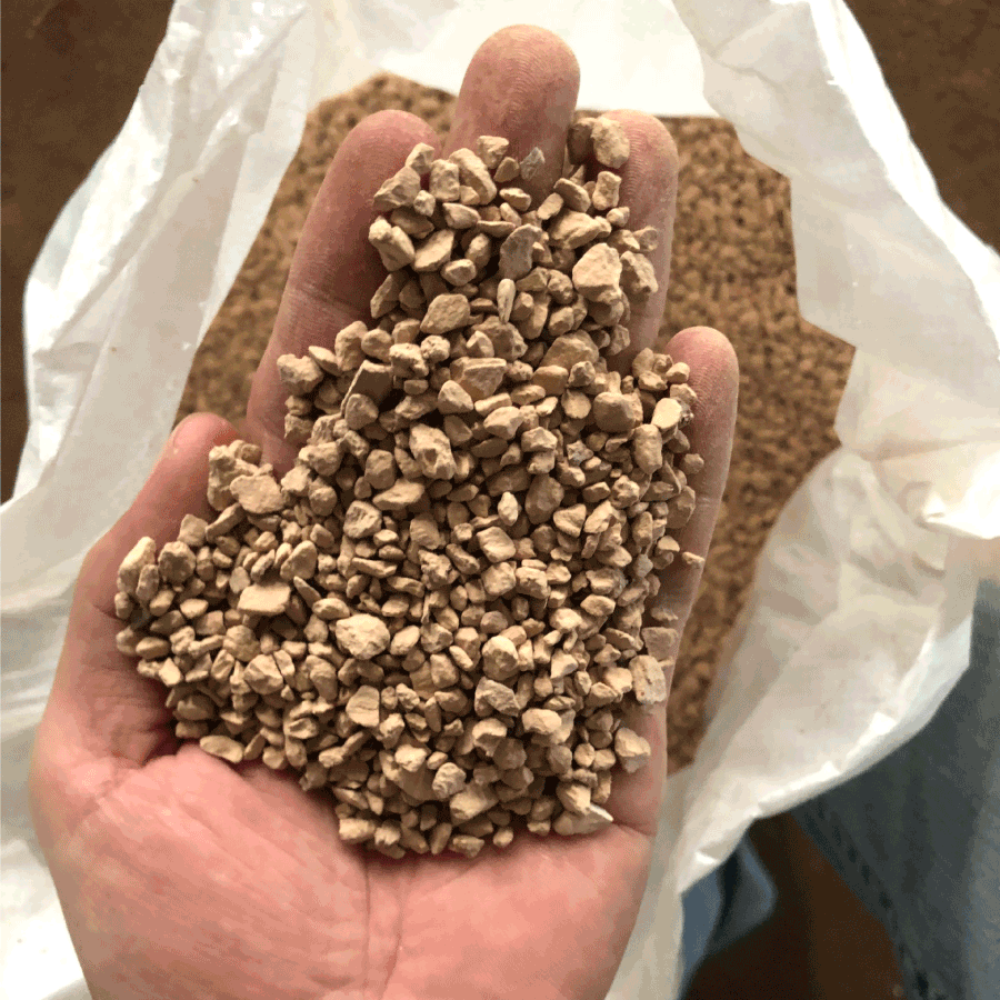 Diatomite dạng hạt size 2-4mm